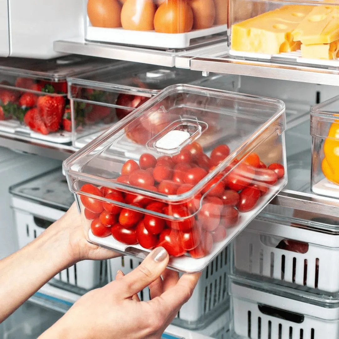 Organizador Clear Fresh para geladeira